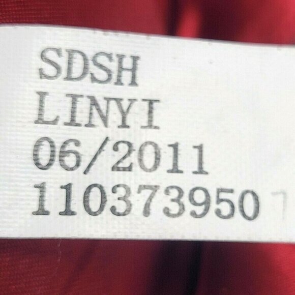 Dan Dee 25th Anniversary Snowflake Girl Bear 12" White Wine Red Dress 2011 - Picture 8 of 8